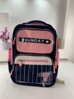 ⁦Sac à Dos Scolaire pour Enfants SUNDAY Rose et Bleu – حقيبة ظهر مدرسية للأطفال وردي وأزرق⁩ - الصورة ⁦3⁩