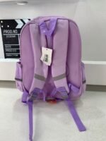⁦Sac à Dos Enfant Ludique avec Plusieurs Compartiment et un Peluche LM-5122 Mauve – حقيبة ظهر للأطفال بنفسجي⁩ - الصورة ⁦4⁩