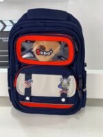 ⁦Sac à Dos Enfant Ludique avec Plusieurs Compartiment et un Peluche LM-5122 Bleu Nuit – حقيبة ظهر للأطفال أزرق ليلي⁩ - الصورة ⁦3⁩