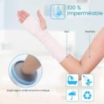 ⁦Protège-plâtre imperméable demi bras pour pour adulte – غطاء عازل للمياه لليد المكسولة⁩ - الصورة ⁦2⁩