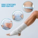 ⁦Housse de plâtre imperméable pour la douche, protection pour jambe adulte – غطاء عازل للمياه للرجل المكسورة كاملة⁩ - الصورة ⁦5⁩