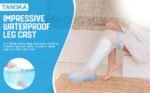 ⁦Housse de plâtre imperméable pour la douche, protection pour jambe adulte – غطاء عازل للمياه للرجل المكسورة كاملة⁩ - الصورة ⁦3⁩
