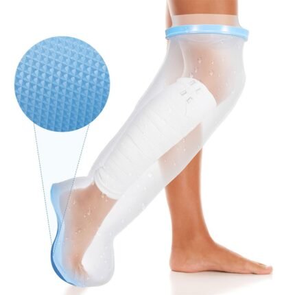 Housse de plâtre imperméable pour la douche, protection pour jambe adulte – غطاء عازل للمياه للرجل المكسورة كاملة