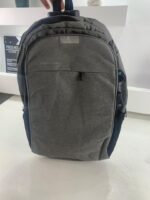 ⁦Sac à dos Bicolore Style Coréen Unisexe 127772-3 Gris – محفظة ظهر للكبار رمادي⁩ - الصورة ⁦6⁩