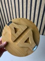 ⁦Plateau d'accoudoir de fauteuil en Bambou à Clip de Bras - صينية مسند ذراع للأريكة⁩ - الصورة ⁦10⁩