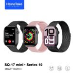 ⁦HainoTeko SQ-17 Mini Smart Watch Series 10 AMOLED avec 3 Bracelets – ساعة ذكية أصلية للنساء⁩ - الصورة ⁦6⁩
