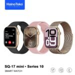 ⁦HainoTeko SQ-17 Mini Smart Watch Series 10 AMOLED avec 3 Bracelets – ساعة ذكية أصلية للنساء⁩ - الصورة ⁦7⁩