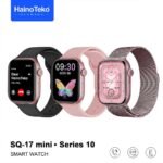 ⁦HainoTeko SQ-17 Mini Smart Watch Series 10 AMOLED avec 3 Bracelets – ساعة ذكية أصلية للنساء⁩ - الصورة ⁦2⁩
