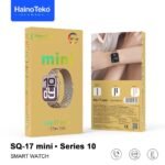 ⁦HainoTeko SQ-17 Mini Smart Watch Series 10 AMOLED avec 3 Bracelets – ساعة ذكية أصلية للنساء⁩ - الصورة ⁦5⁩