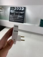 ⁦Pack 2 Multiprise Murale Plate Derrière Meuble avec USB – مقبس طاقة⁩ - الصورة ⁦8⁩