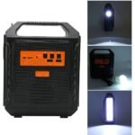 ⁦Haut-parleur Bluetooth à énergie solaire avec panneau et lampe – مكبر صوت مع لوحة شحن بالطاقة الشمسية⁩ - الصورة ⁦2⁩