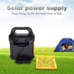 ⁦Haut-parleur Bluetooth à énergie solaire avec panneau et lampe – مكبر صوت مع لوحة شحن بالطاقة الشمسية⁩ - الصورة ⁦4⁩