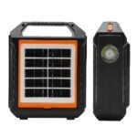 ⁦Haut-parleur Bluetooth à énergie solaire avec panneau et lampe – مكبر صوت مع لوحة شحن بالطاقة الشمسية⁩ - الصورة ⁦3⁩
