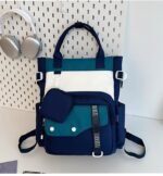 ⁦Ensemble de sacs d’école Kawai pour Enfants 2Pcs Avec Pochette Bleu – محفظة 2 قطع كاواي مع محفظة صغيرة أزرق⁩ - الصورة ⁦2⁩