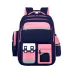 ⁦Sac à Dos Enfant pour École primaire de Haute Qualité Bleu et Rose – حقيبة ظهر مدرسية للأطفال أزرق ووردي⁩ - الصورة ⁦3⁩