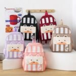⁦Ensemble de sacs d’école Kawai pour adolescents 3Pcs Ours Mauve – محفظة 3 قطع كاواي بنفسجي⁩ - الصورة ⁦4⁩