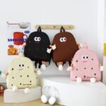 ⁦Ensemble de sacs d’école Kawai pour adolescents 3Pcs Language Jaune – محفظة 3 قطع كاواي أصفر⁩ - الصورة ⁦4⁩