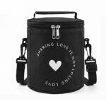 ⁦Sac à déjeuner isotherme portable avec bandoulière – حقيبة حفظ الطعام حافظة للحرارة⁩ - الصورة ⁦4⁩