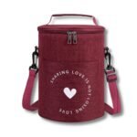 ⁦Sac à déjeuner isotherme portable avec bandoulière – حقيبة حفظ الطعام حافظة للحرارة⁩ - الصورة ⁦3⁩