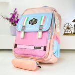 ⁦Sac à Dos pour Enfants avec Trousse Assortie 2605 Rose – حقيبة ظهر مدرسية للأطفال مع مقلمة وردي⁩ - الصورة ⁦2⁩