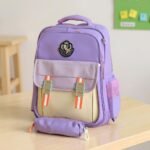Sac à Dos pour Enfants avec Trousse Assortie KBAG Mauve – حقيبة ظهر مدرسية للأطفال مع مقلمة بنفسجي