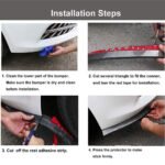 ⁦Lame de Protection pare-chocs avant de voiture en caoutchouc 2,5m – شريط حماية واقي الصدمات⁩ - الصورة ⁦6⁩