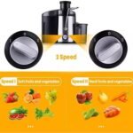 ⁦Centrifugeuse Extracteur de Jus 1500W pour Fruits et Légumes 2 vitesses – عصارة كهربائية⁩ - الصورة ⁦2⁩