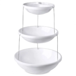 ⁦Bol torsadé pliable à 3 niveaux pour les trempettes et les bonbons⁩ - الصورة ⁦7⁩