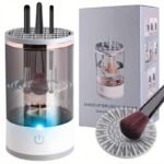 ⁦Machine de nettoyage de pinceaux maquillage électrique portable 3en1 - منظف ​​ومجفف فرش المكياج الأوتوماتيكي⁩ - الصورة ⁦6⁩
