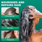 ⁦Seven Green shampoing solide à mousse dense pour des cheveux brillants et forts – الصابون الصيني الأخضر⁩ - الصورة ⁦6⁩