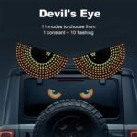 ⁦Feux de Voiture à LED Dynamiques Devil Eyes pour Pare-brise Arrière⁩ - الصورة ⁦5⁩