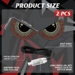 ⁦Feux de Voiture à LED Dynamiques Devil Eyes pour Pare-brise Arrière⁩ - الصورة ⁦3⁩