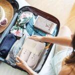 ⁦Organisateur Chaussures Sac de Voyage 3 Compartiment imperméable⁩ - الصورة ⁦3⁩