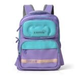 ⁦Sac à Dos Scolaire Orthopédique pour Enfants X-SHUAIQI Mauve – محفظة مدرسية للأطفال بنفسجي⁩ - الصورة ⁦2⁩