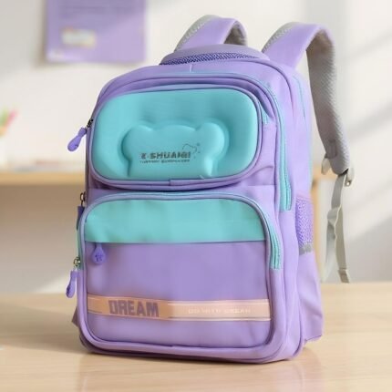 Sac à Dos Scolaire Orthopédique pour Enfants X-SHUAIQI Mauve – محفظة مدرسية للأطفال بنفسجي