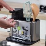 ⁦Distributeur de savon et organisateur d’accessoires pour cuisine – موزع صابون ومنظم أدوات المطبخ 2في1⁩ - الصورة ⁦6⁩
