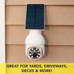 ⁦Faux caméra et lampe solaire à détecteur de mouvement – مصباح ليلي على شكل كاميرة⁩ - الصورة ⁦2⁩