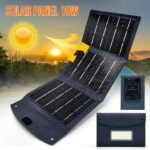 Panneau solaire USB pliable et portable capacité 3000mAh 10W – وحدة طاقة تشحن بالطاقة الشمسية