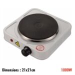 ⁦Cuiseur électrique avec plaque en fonte 1000W Température Réglable – لوحة طبخ كهربائية⁩ - الصورة ⁦2⁩