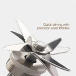 ⁦Soni Five Mixeur Blender Multifonction 3en1 Ultra Puissant 7500W avec 8 Lames en Acier Inoxydable⁩ - الصورة ⁦4⁩