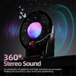 ⁦Haut Parleur Bluetooth avec lampe lunaire LED 3D à 7 couleurs réglables – مكبر صوت بلوتوث⁩ - الصورة ⁦5⁩