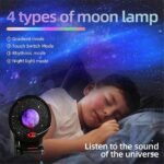 ⁦Haut Parleur Bluetooth avec lampe lunaire LED 3D à 7 couleurs réglables – مكبر صوت بلوتوث⁩ - الصورة ⁦2⁩