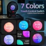 ⁦Haut Parleur Bluetooth avec lampe lunaire LED 3D à 7 couleurs réglables – مكبر صوت بلوتوث⁩ - الصورة ⁦4⁩