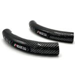 ⁦Couvre Volant Universel en Carbon Fiber 2Pcs⁩ - الصورة ⁦4⁩