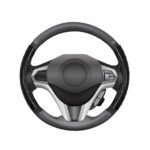 ⁦Couvre Volant Universel en Carbon Fiber 2Pcs⁩ - الصورة ⁦3⁩