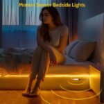 ⁦Bande LED lumineuse à détecteur de mouvement pour lit 3000K lumière chaude App Control⁩ - الصورة ⁦7⁩