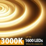 ⁦Bande LED lumineuse à détecteur de mouvement pour lit 3000K lumière chaude App Control⁩ - الصورة ⁦3⁩