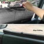 ⁦Rideau pare-soleil rétractable pour vitres de voiture 2Pcs – واقي الشمس في السيارة⁩ - الصورة ⁦3⁩