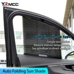 ⁦Rideau pare-soleil rétractable pour vitres de voiture 2Pcs – واقي الشمس في السيارة⁩ - الصورة ⁦4⁩