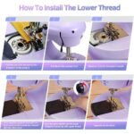 ⁦Machine à coudre électrique portable et légère JYSM-301 – آلة خياطة⁩ - الصورة ⁦3⁩